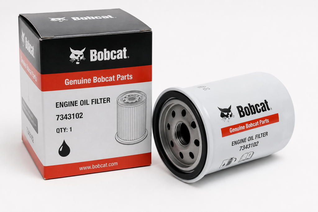 فیلتر روغن موتور بابکت S86 مدل Engine Oil Filter Bobcat S86 Part Number 7343102